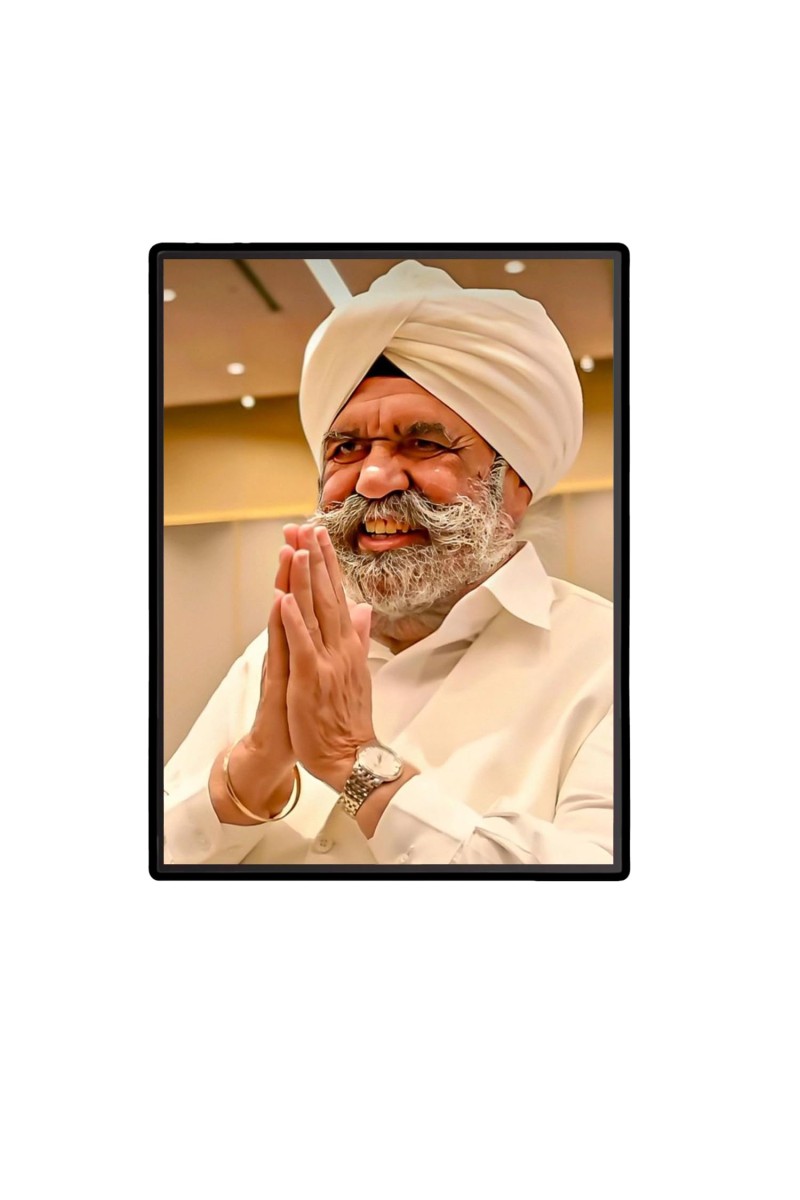 Sant Rajinder Singh Ji Maharaj Laminated Photo - 5x7 Inches, Divine Blessings for Home & Office and Temple Decoration