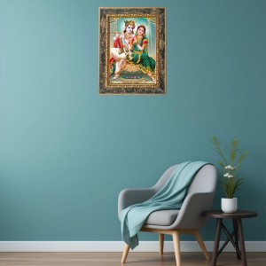 Shri Radha Krishna Digital Print Photo 10.7x12.7 inches (I6137) - Vibrant Religious Wall Art for Home or Office Decor. Shri Radha Krishna Digital Print Photo 10.7x12.7 inches (I6137) - Vibrant Religious Wall Art for Home or Office Decor.
