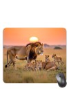 Customized Wild Lion Picture Sublimation Mouse Pad | 8 X 7.5 Inch | Smooth Cloth Surface | Non-Slip Rubber Base | Personalized Mousepad for Laptop & Desktop (F17341)