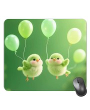 Customized Beautiful Birds Picture Sublimation Mouse Pad | 8 X 7.5 Inch | Smooth Cloth Surface | Non-Slip Rubber Base | Personalized Mousepad for Laptop & Desktop (F17156)