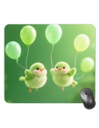 Customized Beautiful Birds Picture Sublimation Mouse Pad | 8 X 7.5 Inch | Smooth Cloth Surface | Non-Slip Rubber Base | Personalized Mousepad for Laptop & Desktop (F17156)