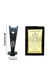 Black Frame Holder Wall Mount Bracket – Heavy Duty Frame Support for Picture, Poster, Artwork Display – Matte Black, Easy Installation (Pack of 50)