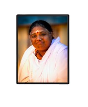 Mata Amritanandamayi (Amma) Laminated Photo (11x13 Inches Without glass) Divine Blessings for Table and Walls,Home & Office and Temple Decoration