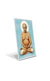 Car Desk/Table Top Lahiri Mahasaya Acrylic L-Style Photo Stand - 2.5x3.5 Inches, Compact And Stylish Spiritual Display (F6687)