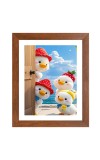 AI Funny Cute Duck Art Picture for Kids - 14x18 inches, Brown Color - Perfect Wall Decor for Children's Room
