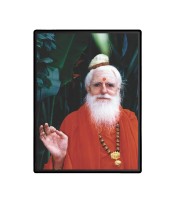 Satguru Sivaya Subramuniyaswami Laminated Photo - 5x7 Inches, Divine Blessings for Home & Office and Temple Decoration