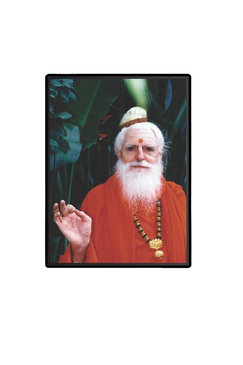 Satguru Sivaya Subramuniyaswami Laminated Photo - 5x7 Inches, Divine Blessings for Home & Office and Temple Decoration
