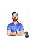 Customized Virat Kohli Picture Sublimation Mouse Pad | 8 X 7.5 Inch | Smooth Cloth Surface | Non-Slip Rubber Base | Personalized Mousepad for Laptop & Desktop (F17227)
