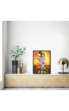 Kaaliya naag With Krishna Laminated Photo - 13x15 Inches, Divine Blessings for Home & Office and Temple Decoration