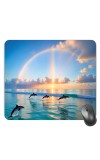 Customized Beautiful Sea View Picture Sublimation Mouse Pad | 8 X 7.5 Inch | Smooth Cloth Surface | Non-Slip Rubber Base | Personalized Mousepad for Laptop & Desktop (F17376)