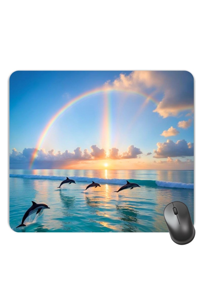 Customized Beautiful Sea View Picture Sublimation Mouse Pad | 8 X 7.5 Inch | Smooth Cloth Surface | Non-Slip Rubber Base | Personalized Mousepad for Laptop & Desktop (F17376)
