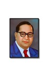 Babasaheb Dr. Bhimrao Ambedkar Laminated Photo - 5x7 Inches, Divine Blessings for Home & Office and Temple Decoration