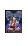 Shiva Laminated Photo - 5x7 Inches, Divine Blessings for Home & Office and Temple Decoration