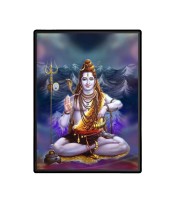 Shiva Laminated Photo - 5x7 Inches, Divine Blessings for Home & Office and Temple Decoration