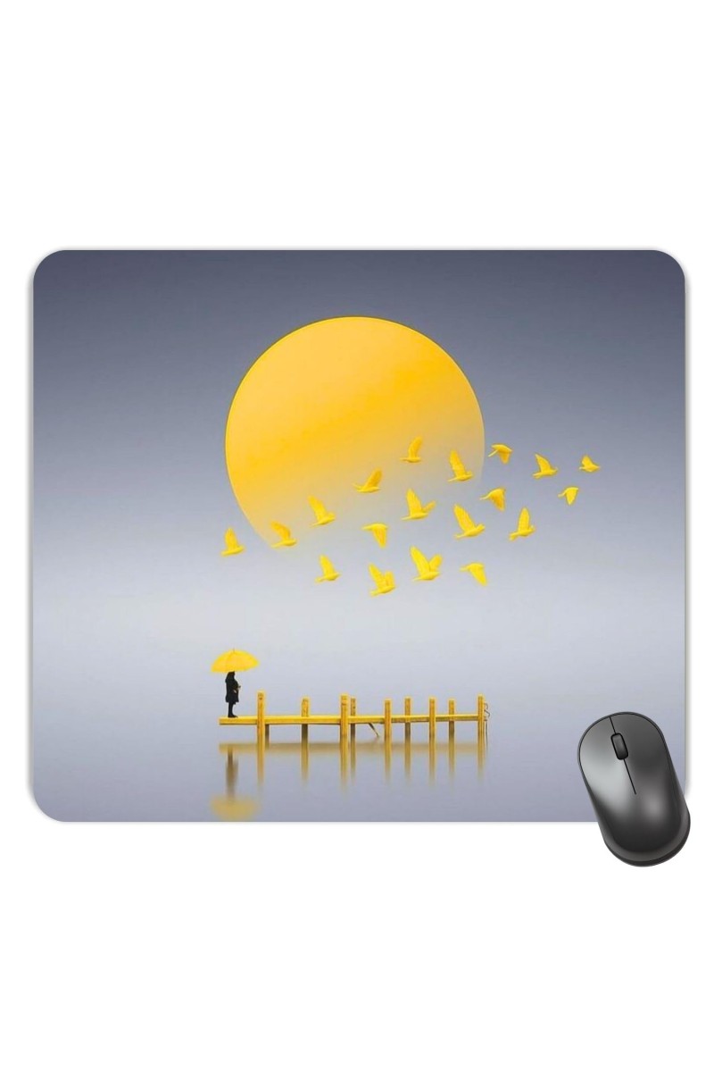 Customized Beautiful Nature View Paint Picture Sublimation Mouse Pad | 8 X 7.5 Inch | Smooth Cloth Surface | Non-Slip Rubber Base | Personalized Mousepad for Laptop & Desktop (F17190)