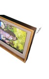 HiTechMart Polystyrene Personalized Photo Frame – Custom Picture Frame for Wall and Tabletop Display – Ideal for Home Decor and Gifting (Golden)