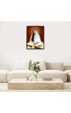 Ma Sarada Laminated Photo - 5x7 Inches, Divine Blessings for Home & Office and Temple Decoration