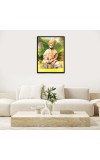Swami Vivekananda Laminated Photo (9x11 Inches Without glass) Divine Blessings for Table and Walls,Home & Office and Temple Decoration