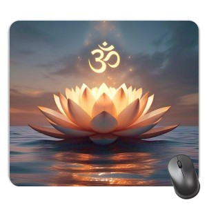 Customized Om Symbol Picture Sublimation Mouse Pad | 8 X 7.5 Inch | Smooth Cloth Surface | Non-Slip Rubber Base | Personalized Mousepad for Laptop & Desktop (F17032) Customized Om Symbol Picture Sublimation Mouse Pad | 8 X 7.5 Inch | Smooth Cloth Surface | Non-Slip Rubber Base | Personalized Mousepad for Laptop & Desktop (F17032)