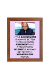A P J Abdul Kalam & Famous Quote Brown Frame, 12x16InchesInspirational Wall Art for Office, Home DecorIdeal Spiritual Gift