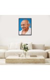 Mahatma Gandhi Laminated Photo - 5x7 Inches, Divine Blessings for Home & Office and Temple Decoration
