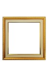 HiTechMart Gold Ornate Blank Picture Frame - 11x11 Inch Outer Size, Fits 8.5x8.5 Inch Photo - Vintage Wall & Tabletop Display (1)