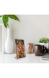 Car Desk/Table Top Maa Durga Acrylic L-Style Photo Stand - 2.5x3.5 Inches, Compact And Stylish Spiritual Display (F6686)