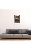 Buddha & His Famous Quote Photo Frame - Brown Frame, 11x15 Inches, Perfect for Office & Wall Decoration, Ideal Gift
