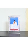 HiTechMart Sri Sri Baroda Acrylic Photo Frame, Hindu God Idol Picture for Home, Office and Mandir, Decorative Frame for Pooja and Gifting