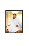Mata Amritanandamayi (Amma) Laminated Photo - 5x7 Inches, Divine Blessings for Home & Office and Temple Decoration
