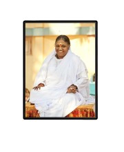Mata Amritanandamayi (Amma) Laminated Photo - 5x7 Inches, Divine Blessings for Home & Office and Temple Decoration