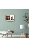 Lord vishnu and shiva Photo Frame - 15x19Inches - Spiritual Artwork for Home Decor, Puja Room and Office Decoration