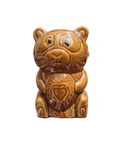 Ceramic Money Coins Holder | Home Decor Bear Design showpiece Kids Toys Organic & Eco-Friendly Coin, Holder Birthday Gift Item for Girls and Boys |Colour: Antique| Brown