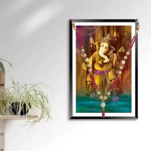 Handmade Multicolor Pearl Moti Mala Garland | 26 inch Decorative Haar for God Idol, Temple & Home Décor