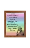 A P J Abdul Kalam & Famous Quote Brown Frame, 10x14InchesInspirational Wall Art for Office, Home DecorIdeal Spiritual Gift