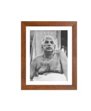 Sri Sri Anukul Chandra Thakur Photo Frame | Divine Spiritual Wall Art for Home & Worship | Ideal for Home, or Temple | (Wall-mount, Printed Photo, 8.3 x 11.7 inches Frame, Black)