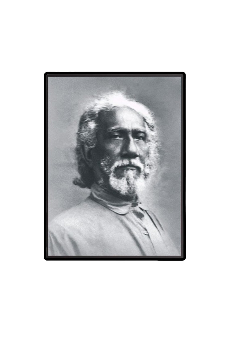 Swami Sri Yukteswar Laminated Photo (11x13 Inches Without glass) Divine Blessings for Table and Walls,Home & Office and Temple Decoration