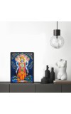 Vishnu Laminated Photo - 5x7 Inches, Divine Blessings for Home & Office and Temple Decoration