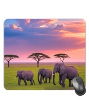 Customized Beautiful Lions Picture Sublimation Mouse Pad | 8 X 7.5 Inch | Smooth Cloth Surface | Non-Slip Rubber Base | Personalized Mousepad for Laptop & Desktop (F17284)