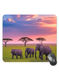 Customized Beautiful Lions Picture Sublimation Mouse Pad | 8 X 7.5 Inch | Smooth Cloth Surface | Non-Slip Rubber Base | Personalized Mousepad for Laptop & Desktop (F17284)