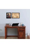Hitech Sales Lord Shiva and Ganesh Ji Polystyrene Photo Frame for Pooja Room, Temple Decor, Home Decoration and Gifting (Wall and Tabletop, Rectangular, Printed Photo, 7.12 x 9.12 inches Frame, Black)
