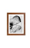 Father and Newborn Baby Black and White Photo | Monochrome Print| Perfect for Home, Nursery, or Gift |Timeless Family Portrait Art