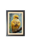 The mother bird Black Photo Frame Funny Animal and Bird Cartoon Art