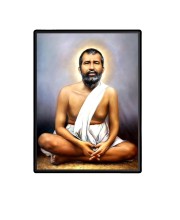 Ramakrishna Paramahansa Laminated Photo - 11x13 Inches, Divine Blessings for Home & Office and Temple Decoration