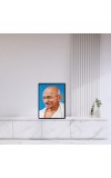 Mahatma Gandhi Laminated Photo - 5x7 Inches, Divine Blessings for Home & Office and Temple Decoration