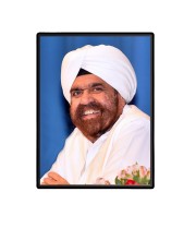 Sant Rajinder Singh Ji Maharaj Laminated Photo (11x13 Inches Without glass) Divine Blessings for Table and Walls,Home & Office and Temple Decoration