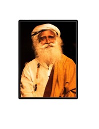 Sadhguru (Jaggi Vasudev) Laminated Photo (11x13 Inches Without glass) Divine Blessings for Table and Walls,Home & Office and Temple Decoration