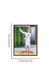 Ramakrishna Paramhansa Laminated Photo Frame | Wall & Table Top Decor | Ideal for Living Room, Gifts & Wall Mount