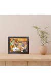 Hitech Sales Bhiswma Pitamaha (Mahabharat) Photo Frame for Pooja Room, Temple Decor, Home Decoration and Gift (Wall and Tabletop, Rectangular, Polystyrene Frame, Printed Photo, 24 x 29 cm, Black)