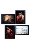 Hitech Swami Vevekananda & Ramakrishna Paramahansa & Sarada maa photo frame, Laminated photo frame for wall, living room, gifts (Wood Base and Front Laminated) (10.5(L) x 19.5(w))